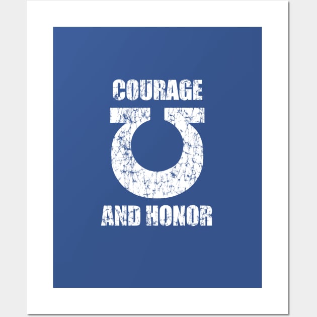 Courage and Honor Wall Art by SirCrow